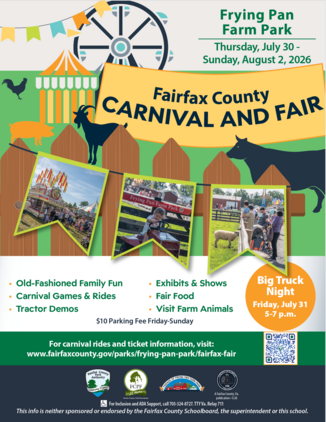 Fairfax County Carnival and Fair Flyer