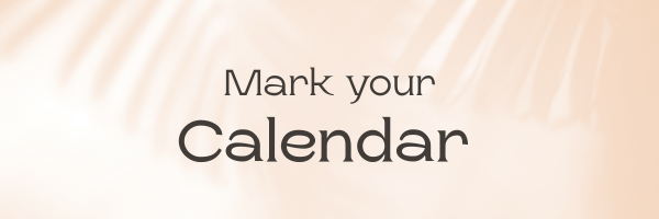 Mark Your Calendar June 6