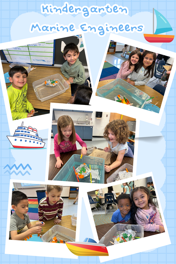 kindergarten marine engineers photo collage