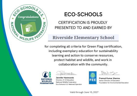 Eco Schools Certification