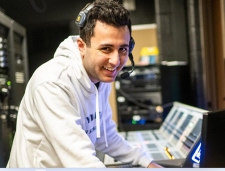 Arman Nikmorad at control board