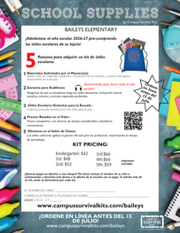 School Supply List