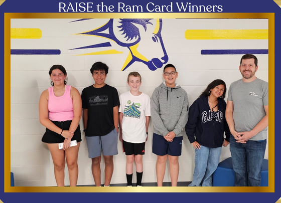 Raise the Ram card winners for June 5