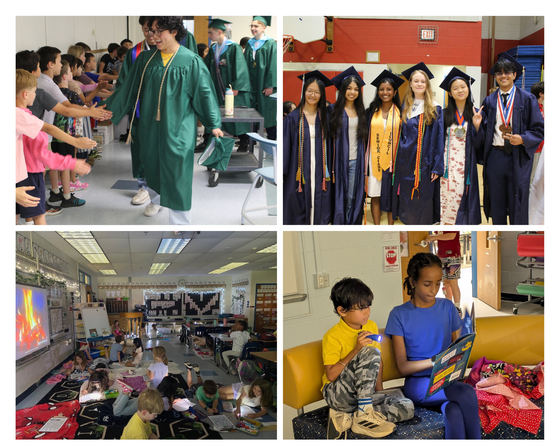 Woodson and Falls Church HS graduates visiting Mantua and 