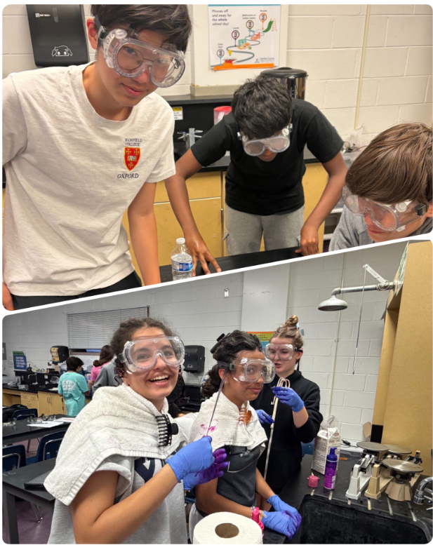 Dr. Wright’s Science 8th grade class