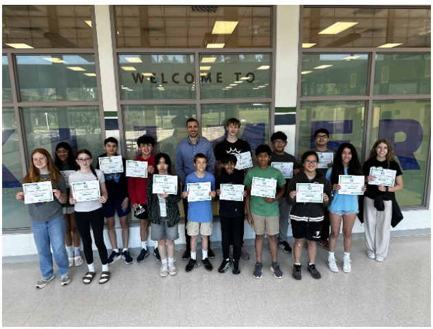 May Student of the Month award recipients