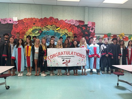 High School Seniors Visit for their Grad Walk