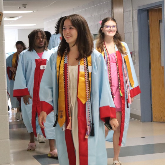 Marshall HS Grad Walk