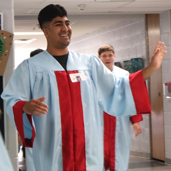 Marshall HS Grad Walk