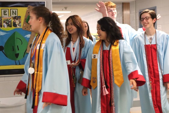 Marshall HS Grad Walk