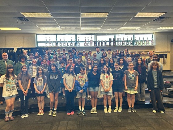 a photo of Mr. Mough  and Mr. Garfield-Levine with Twain's Chamber Orchestra