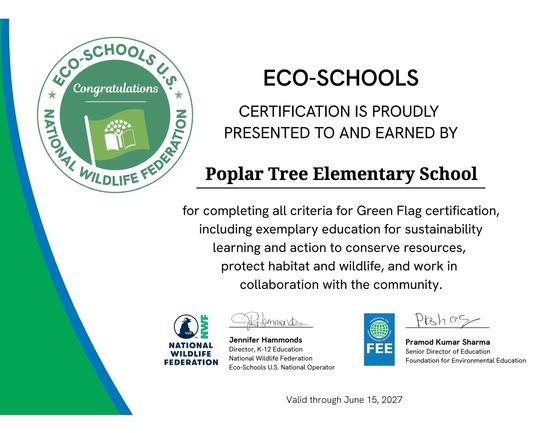 Eco-Schools Certification