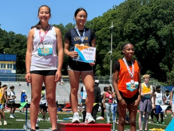 *Renee Mott (8th grade), 2nd place finish in the Long Jump*