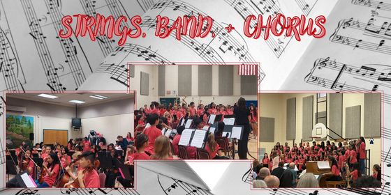 Strings, band and Chorus