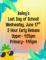 Last Day of School Flyer