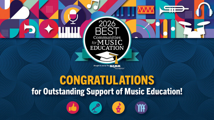 2026 Best Communities for Music Education Districts