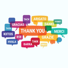 Thank You in many different languages