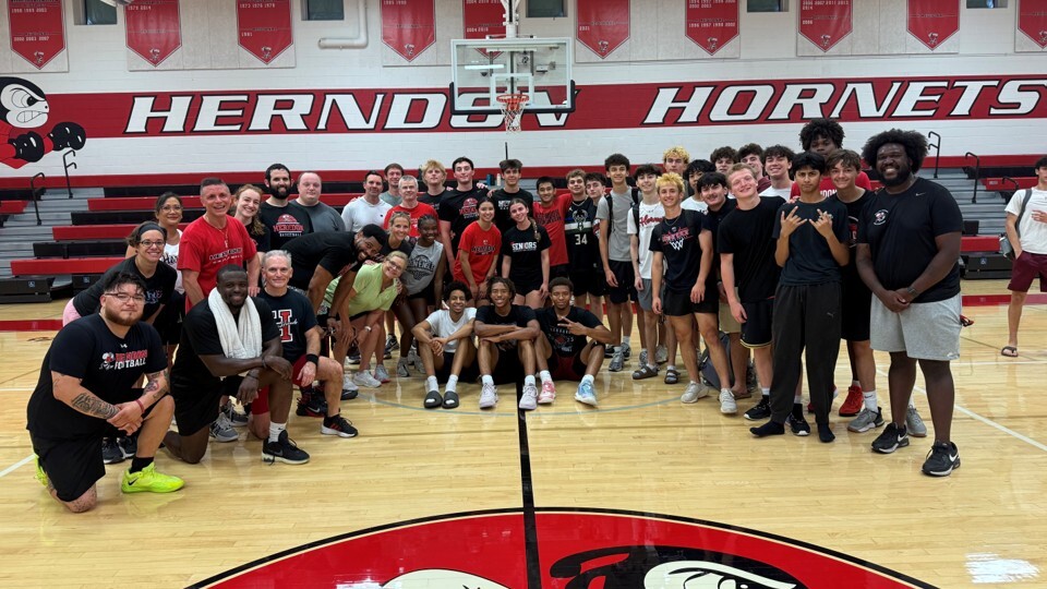 Staff v Students Basketball Game