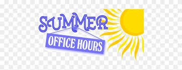 Summer office hours