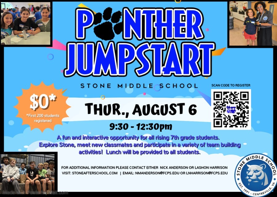 stone middle flyer for jump start program