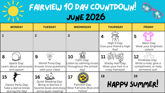 Fairview 10 Day Countdown