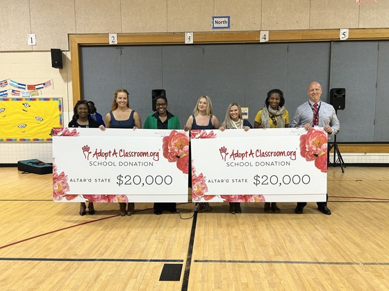 Donation from Altar'd State and In-Kind