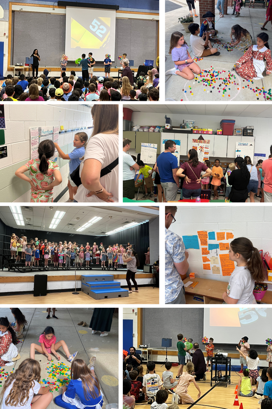 Assembly, 2nd grade projects, Virginia Day