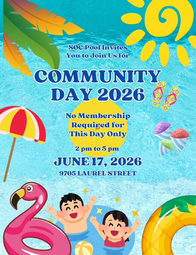 SOC community pool day