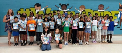 Students in our Willow Writers Club celebrated the publication of their anthology.
