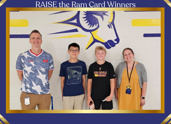 Raise the Ram card winners for June 12
