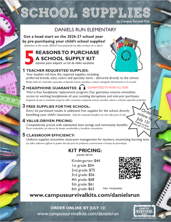 School Supply Kits