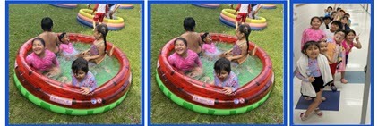 Our Preschool friends had a blast during their water day!