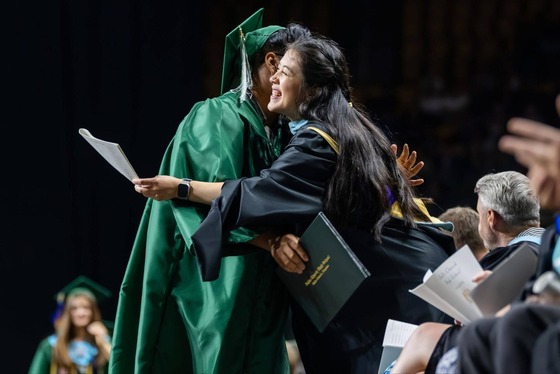 student graduating