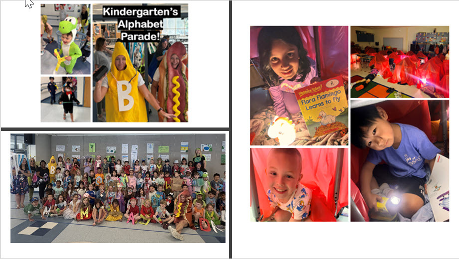 Alphabet Parade and Camping Day