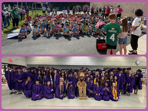 Kings Park Field Day and Grad Walk group pictures