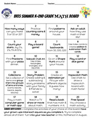 math activities in the shape of a board game