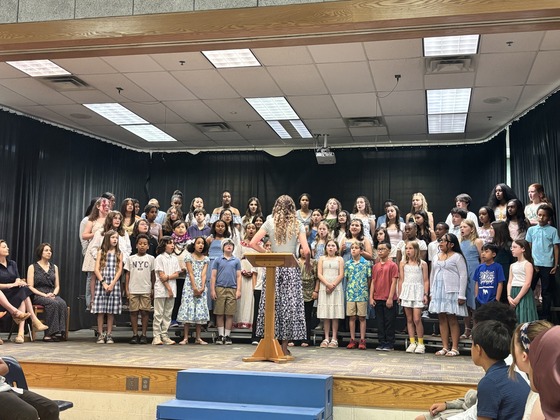 Chorus Performing at Graduation