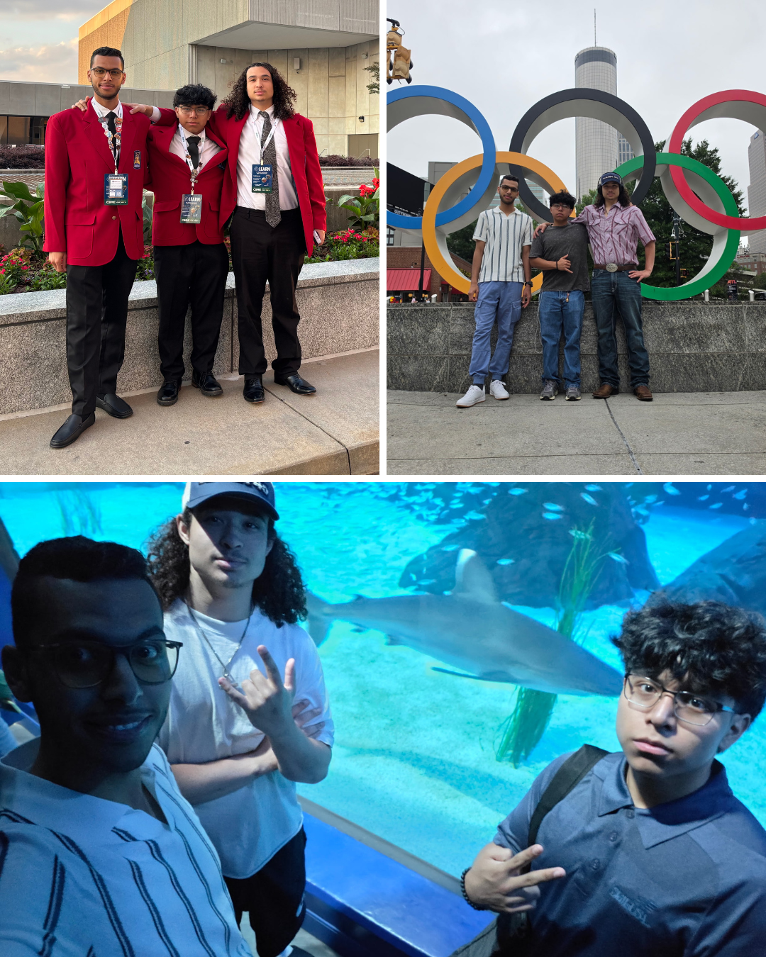photo collage of students at SkillsUSA conference