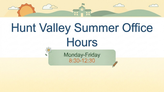 HVES summer office hours 8:30-12:30