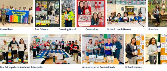 Collage of PTA events.