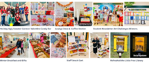 Collage of PTA events.