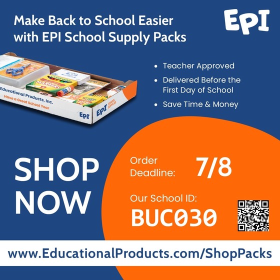 Flyer for school supply ordering