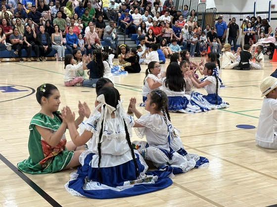 Students at Heritage Festival