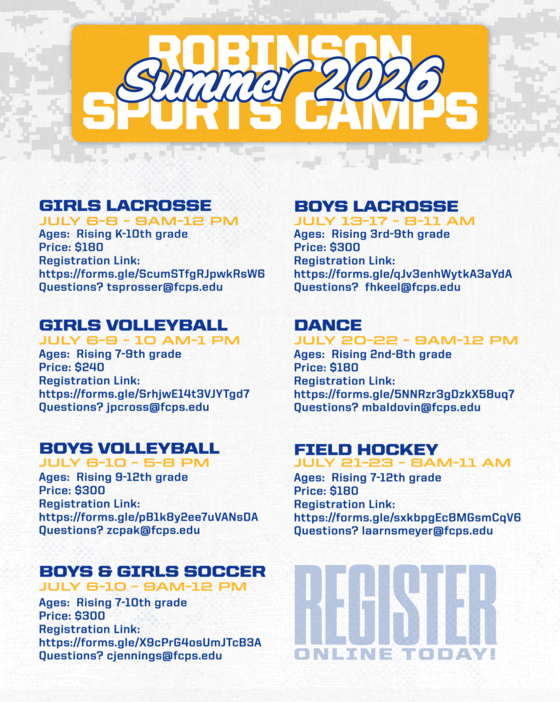 Summer Registration
