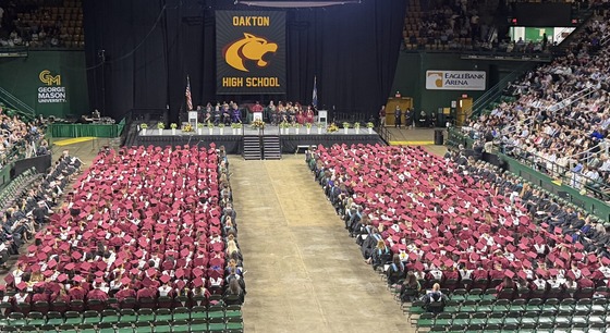image of the graduates from above and behind