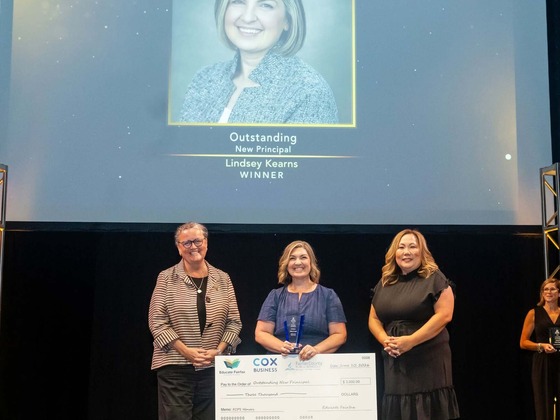 Principal Lindsey Kearns named FCPS New Principal of the year