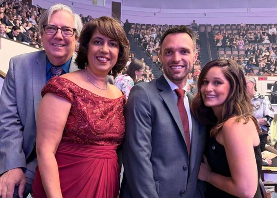Tom Dannan and Rachna Sizemore Heizer at Cappies Awards