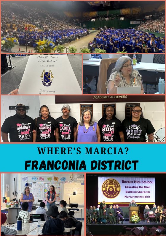 Where's Marcia Collage of Photos from June events