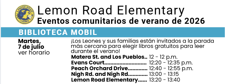 Book Mobile Stops in Spanish