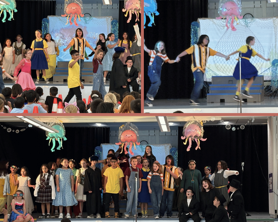 Clearview ES students in Finding Nemo KIDS